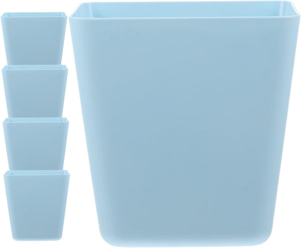 Cabilock 5Pcs Wall-Mounted Storage Baskets Hanging Organizer for Kitchen Bathroom and Office