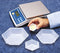 Plastic Hexagonal Weigh Boats Micro Dish 100pk