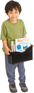 Really Good Stuff Easy Carry Book and Binder Holder, Set of 6, Black