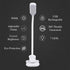 QEBIDUM 5 3 Clip On Book Reading Light for Bed, Clamp On Book Light with LED Eye Care, Color Changeable, Battery