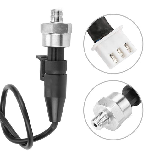 Pressure Transducer Sender Sensor for Oil Fuel Air Water, 1/8"NPT Thread Stainless Steel (150PSI)
