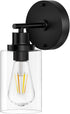 BUTHY Black Wall Sconce Light: Modern Wall Sconces Indoor, LED Wall Light