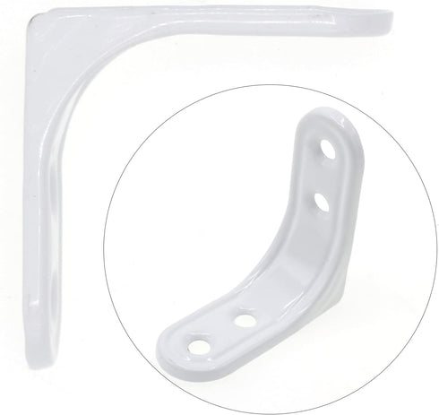 Joyangy 8pcs 2 Inch 90 Heavy Duty L Brackets - Degree Wall Mount Right Angle Corner Braces for Shelves, Wood, Cabinets