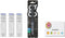 uni Alpha Gel switch 0.5mm Mechanical Pencil, Black Body (M51009GG1P.24) + Uni Smudge-Proof Leads, 3 Set Sticky Notes