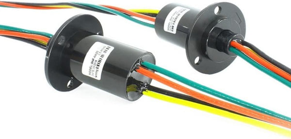 Electrical Slip Ring Connector, 4 Wires 10A Diameter 22mm Rotating Slip Ring