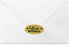 I Love Referrals - Oval Gold Foil Stickers - Great for Real Estate Agents (Roll of 100)