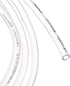 Pneumatic Tubing - Polyurethane Air Compressor Hose Pipe, 4mm OD 2.5mm ID, 13Ft, Clear