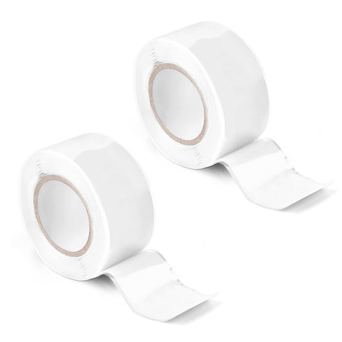 2 Rolls Self-Fusing Silicone Tapes, 1 inch x 10ft, Waterproof Hose Repair Tape for Pipe Leaks Emergency