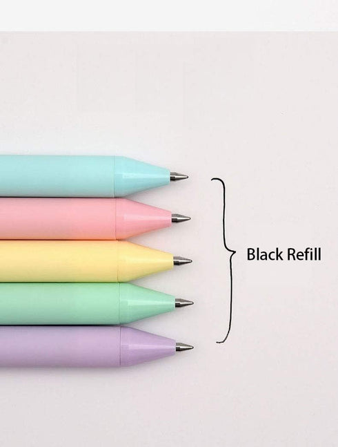 Kaco 20 Pieces Gel Ink Pens, Black Refill, Quick Dry Ink, 0.5 mm Extra Fine Point Smooth Writing Pens