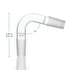 75 Degree Bent Distillation Adapter, Borosilicate Glass Laboratory Adapter with 24/40 Inner Joints