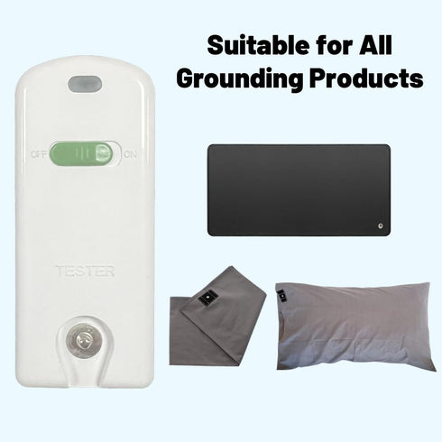 Grounding Tester Kit for Grounding Mats, Sheets, and Pads: Continuity Tester Kit with 15ft Grounding Cord