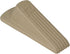 Heavy Duty Non-Slip Large Rubber Door Stopper, Big Foot ColorStop Wedge, Beige, Made in the USA
