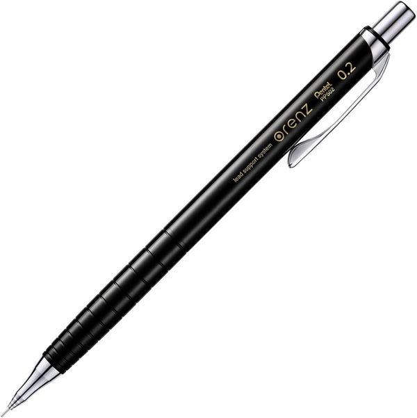 Pentel Mechanical Pencil Orenz - 0.2mm, Black Body (XPP502-A)