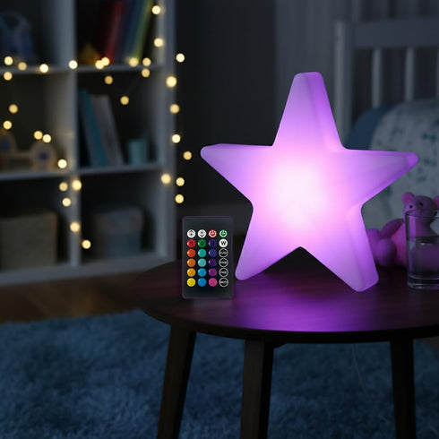 12-inch LED Star Sign Night Light, Fun & Cute Stars Mood Lamp