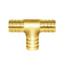 Joywayus 2Pcs 5/8" Hose Barb Tee T 3 Way Union Fitting for Water/Fuel/Air