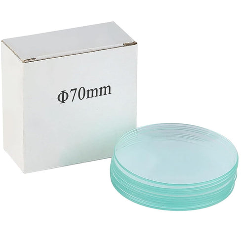 Watch Glass Beaker Cover Set, 10PCS 70mm High Temperature Resistant Lids for Scientific Laboratory Equipment