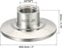 1.5 Inch 3/8" 304 50.5mm PATIKIL TC Tri Clamps Adaptor, Tri-Clover Fittings to NPT Female Sanitary Thread Adaptor