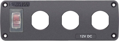 Blue Sea Systems 4367 Water-Resistant Accessory Panel - 15A Circuit Breaker, 3x