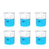 16.9oz (500ml) Sturdy Glass Beaker, 3.3 Borosilicate Griffin Low Form, Pack of 6, BKL500-006
