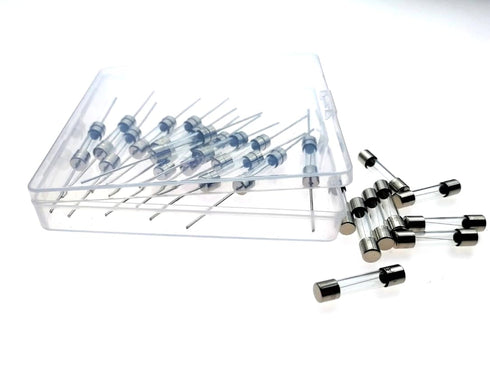 8A T8A 250V Slow-Blow Glass Lead Fuse, 20Pcs 6 * 30MM, 8AL Fuses, 8A250V Fuse, 8A 250V Fuse