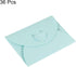 PATIKIL 36 Pack Gift Card Envelopes, Heart Shaped Clasp Mini Envelope for Birthdays Weddings, Light Blue