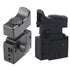 Speed Regulating Switch FA2-61BEK Electric Drill Power Tool Trigger Button Switch, Black, Height 55.6mm