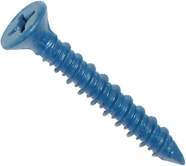 014973211714 Phillips Flat Tapcon Screws, 25-Piece, 1/4 x 1-3/4-Inch