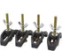 4PCS CNC Arcuate Press Plate Clamp, T Track Hold Down Clamps for Woodworking