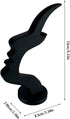GadgetNova 2 Pack 3D Stylish Eyeglass Holder Stand Unique Side Face Design, Printed Glasses Holder for Nightstands