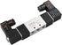 Baomain Pneumatic Solenoid Air Valve 4V120-06: DC 24V 5 Way 2 Position Internally Piloted Type