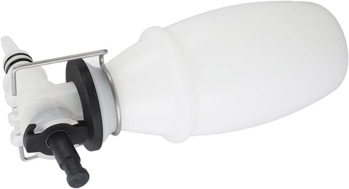 Qianjyvous 500ml, Milk Sampling Bottle Dairy Milk Sampler with Stainless Steel Clip, Leak - Proof Rubber Seal, Easy