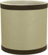 Aspen Creative 31194B 5" 5" 5" Small Clip-On Drum Lamp Shade in Beige and Brown, Top x Bottom x Slant Height