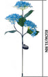 Generic Ip55 Solar Stake Lights Waterproof, Solar Lights Outdoor with Three Blue Flowers, Solars Garden Light Outdoor