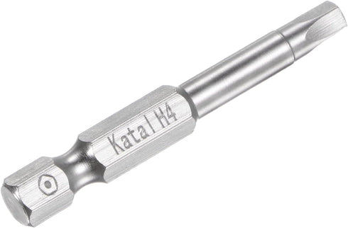 H4 Pentagon Screwdriver Bit, 1/4" Hex Shank, 2" Length Magnetic Security Power Tool
