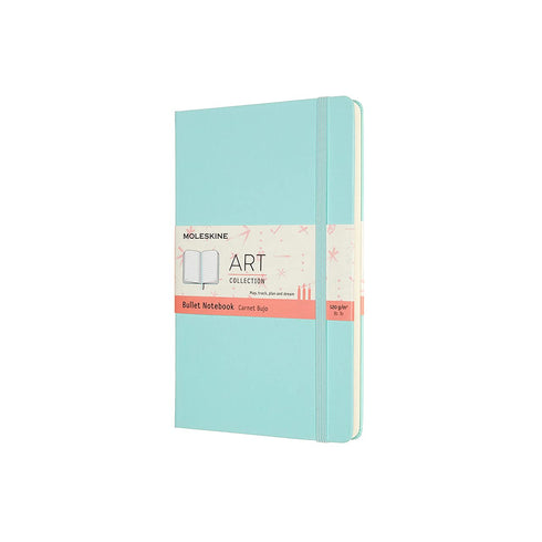 Moleskine Bullet Notebook Art Collection, Large Format 13x21 cm, Sketch Pad with Blank or Lined Pages