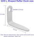 Gh5 L NPT 1/4" Nail Gun Rafter Hook Fit for Nail Guns With 1/4 Inch NPT Air Fitting by ZLLITONS