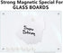 Magnets for Glass Whiteboard, Dry Erase Board, Bulletin Board, Rare Earth Neodymium Magnet, Clear (9 Pack)