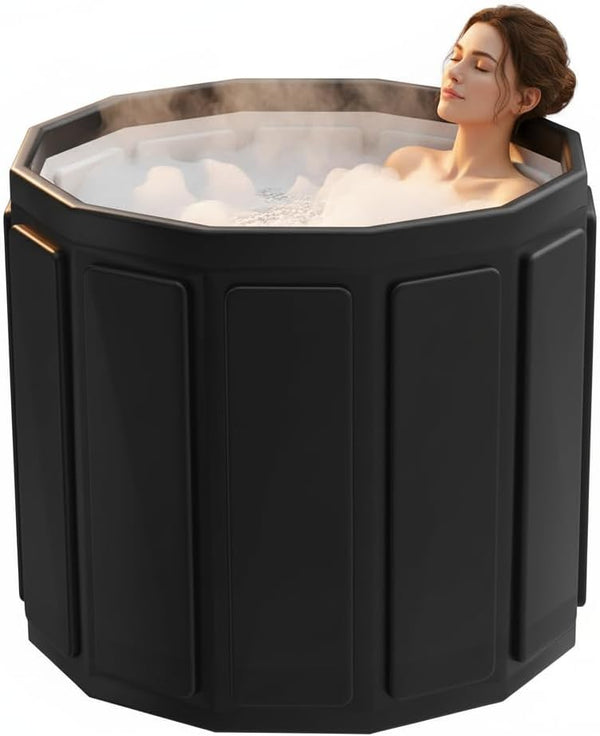 Portable Bathtub for Adult, Foldable Soaking Bathtub for Hot SPA&Ice Bath, Foldable