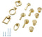 SZOMH Cabinet Handles Gold Cabinet Pulls Solid Zinc Alloy Kitchen Cupboard Single Hole
