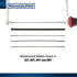 MichaelPro 6-Inch Deep Coping Saw, Hand Woodworking Tool with Replacement Blades | MP018006