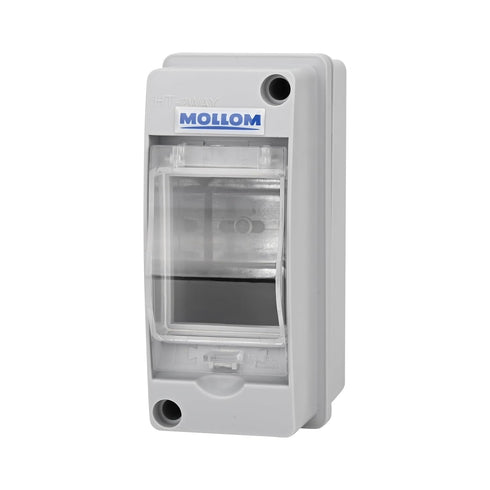 2 Way Circuit Breaker MCB Distribution Protection Box, IP65 Waterproof, for Indoor and Outdoor Use