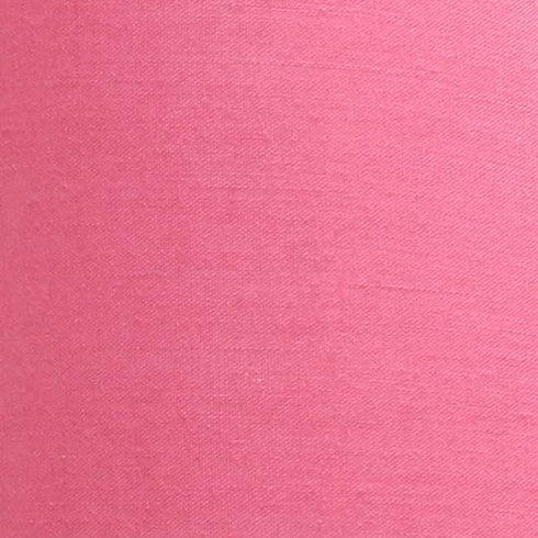 LT2013-PNK-2PK 2 Pack Set, 2 Count Simple Designs Mini Basic Sand Nickel Table Lamp with Fabric Shade Pink