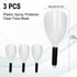 Oahtzy 3Pack Face Shield for Hairspray, Barber Salon Face Shield Reusable Protective Cover for Hairdressing Makeup