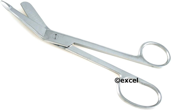 Medixplus Lister Bandage Scissors with One Large Finger Ring (Size 6" & 8")