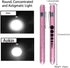 Aokin Medical Pen Light for Nurse Doctor, Reusable LED Flashlight with Pupil Gauge and Ruler, White Light