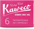 Kaweco Fountain Pen Ink Cartridges, Ruby Red, Pack of 6, Vegan