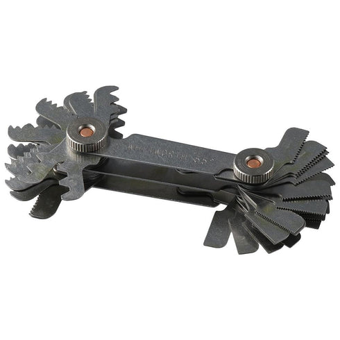 Screw Thread Pitch Cutting Gauge Tool, Stainless Steel Metric Screw Pitch Gauge, 55 Degree & 60 Degree Measuring Tool