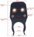 HOZLY ISO20 Tool Holder Clamp Iron+ABS Flame Proof Rubber Claw