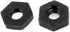 uxcell M2 Thread Insert Lock Screw Fastener, Nylon Hex Nuts, Black, 100pcs