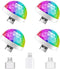 HVZUM USB Mini Disco Ball Party Lights, Sound Activated DJ Stage Strobe Lights,